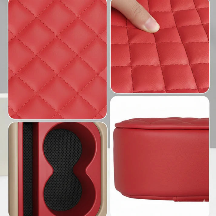 Adjustable Car Armrest Cushion with Storage Compartment | Fits All Car Types