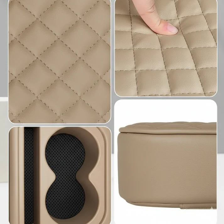 Adjustable Car Armrest Cushion with Storage Compartment | Fits All Car Types