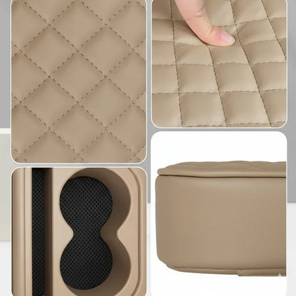 Adjustable Car Armrest Cushion with Storage Compartment | Fits All Car Types