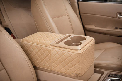 Adjustable Car Armrest Cushion with Storage Compartment | Fits All Car Types