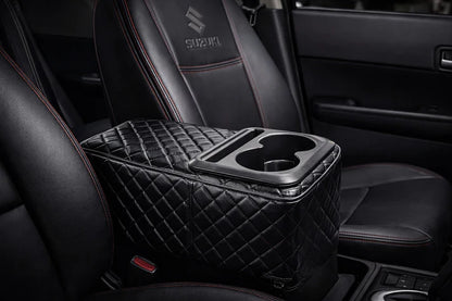 Adjustable Car Armrest Cushion with Storage Compartment | Fits All Car Types