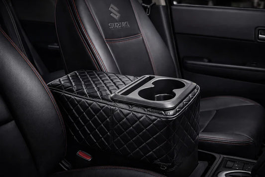 Adjustable Car Armrest Cushion with Storage Compartment | Fits All Car Types